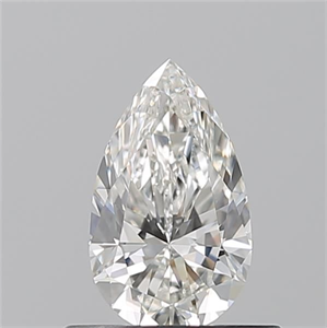 Picture of Natural Diamond 0.50 Carats, Pear with  Cut, H Color, VS1 Clarity and Certified by GIA