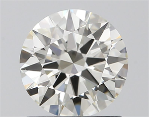 Picture of Natural Diamond 1.05 Carats, Round with Excellent Cut, H Color, VVS2 Clarity and Certified by IGI