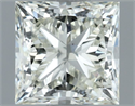 Natural Diamond 1.01 Carats, Princess with  Cut, K Color, VS1 Clarity and Certified by IGI
