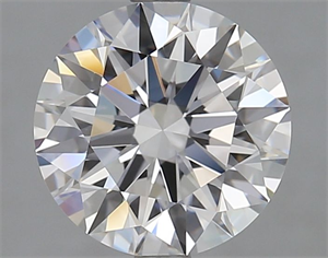 Picture of Lab Grown Diamond 2.76 Carats, Round with Ideal Cut, D Color, FL Clarity and Certified by IGI