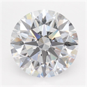 Lab Grown Diamond 2.88 Carats, Round with Ideal Cut, D Color, IF Clarity and Certified by IGI