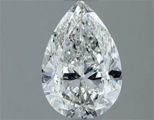 Picture of Natural Diamond 0.90 Carats, Pear with  Cut, H Color, SI2 Clarity and Certified by GIA