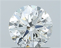 Natural Diamond 0.90 Carats, Round with Very Good Cut, F Color, VS1 Clarity and Certified by GIA