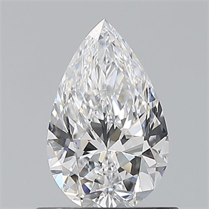 Picture of Natural Diamond 0.70 Carats, Pear with  Cut, E Color, VVS2 Clarity and Certified by GIA