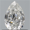 Diamante Natural 0.41 quilates, De pera , Color F, claridad VVS1 y certificado GIA
