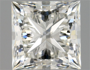 Foto Diamante Natural 0.50 quilates, Princesa , Color J, claridad VS1 y certificado GIA de