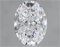 Natural Diamond 0.71 Carats, Oval with  Cut, D Color, SI1 Clarity and Certified by GIA