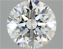 Lab Grown Diamond 2.58 Carats, Round with Excellent Cut, E Color, VVS2 Clarity and Certified by IGI