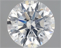 Natural Diamond 0.90 Carats, Round with Excellent Cut, E Color, SI1 Clarity and Certified by GIA