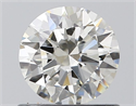 Diamante Natural 0.70 quilates, Redondo , Color I, claridad VS2 y certificado IGI