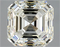 Natural Diamond 2.50 Carats, Asscher with  Cut, K Color, VS1 Clarity and Certified by GIA