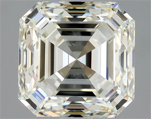 Picture of Natural Diamond 2.50 Carats, Asscher with  Cut, K Color, VS1 Clarity and Certified by GIA