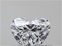 Natural Diamond 0.30 Carats, Heart with  Cut, G Color, SI2 Clarity and Certified by GIA