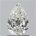 Natural Diamond 0.90 Carats, Pear with  Cut, I Color, VVS1 Clarity and Certified by GIA