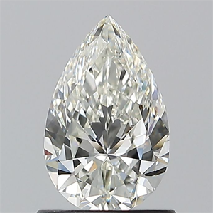 Picture of Natural Diamond 0.90 Carats, Pear with  Cut, I Color, VVS1 Clarity and Certified by GIA