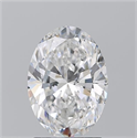 Natural Diamond 2.01 Carats, Oval with  Cut, E Color, SI2 Clarity and Certified by GIA