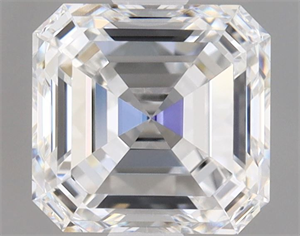 Foto Diamante Natural 0.94 quilates, Asscher , Color E, claridad VVS1 y certificado GIA de