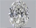 Diamante Natural 0.52 quilates, Ovalado , Color F, claridad VVS1 y certificado GIA