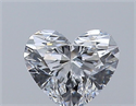 Natural Diamond 0.32 Carats, Heart with  Cut, D Color, IF Clarity and Certified by GIA