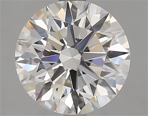 Picture of Lab Grown Diamond 2.75 Carats, Round with Excellent Cut, D Color, VVS1 Clarity and Certified by GIA
