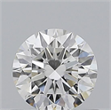 Diamante Natural 0.57 quilates, Redondo , Color H, claridad VVS2 y certificado GIA