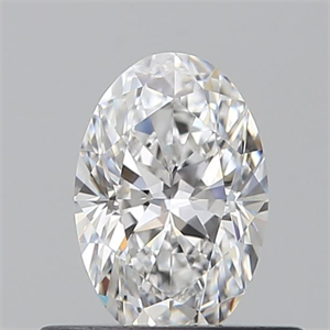 Picture of Natural Diamond 0.51 Carats, Oval with  Cut, D Color, VS1 Clarity and Certified by GIA
