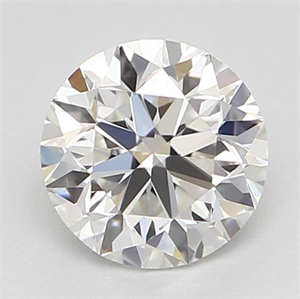 Foto Diamante Natural 0.50 quilates, Redondo , Color G, claridad IF y certificado GIA de