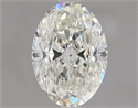 Natural Diamond 1.40 Carats, Oval with  Cut, J Color, SI1 Clarity and Certified by GIA