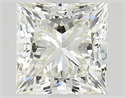 Natural Diamond 1.01 Carats, Princess with  Cut, L Color, VVS1 Clarity and Certified by GIA