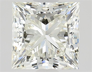 Picture of Natural Diamond 1.01 Carats, Princess with  Cut, L Color, VVS1 Clarity and Certified by GIA