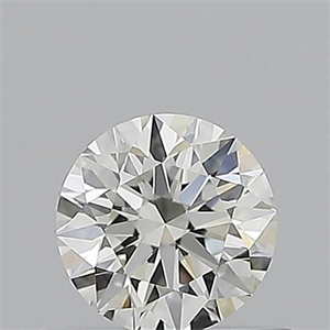 Picture of Natural Diamond 0.51 Carats, Round with Excellent Cut, J Color, VVS1 Clarity and Certified by GIA