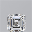 Natural Diamond 0.91 Carats, Asscher with  Cut, G Color, VS1 Clarity and Certified by GIA