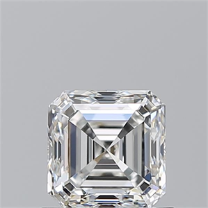 Foto Diamante Natural 0.91 quilates, Asscher , Color G, claridad VS1 y certificado GIA de