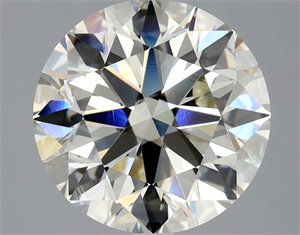 Picture of Natural Diamond 3.04 Carats, Round with Excellent Cut, L Color, SI1 Clarity and Certified by GIA