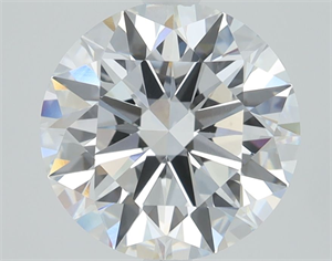 Picture of Lab Grown Diamond 1.06 Carats, Round with Ideal Cut, D Color, VS1 Clarity and Certified by IGI