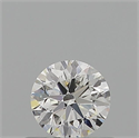 Natural Diamond 0.51 Carats, Round with Excellent Cut, F Color, VVS1 Clarity and Certified by GIA