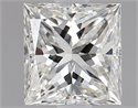 Natural Diamond 0.90 Carats, Princess with  Cut, K Color, VS1 Clarity and Certified by GIA