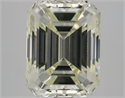 Natural Diamond 3.02 Carats, Emerald with  Cut, M Color, VVS2 Clarity and Certified by HRD