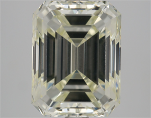 Picture of Natural Diamond 3.02 Carats, Emerald with  Cut, M Color, VVS2 Clarity and Certified by HRD