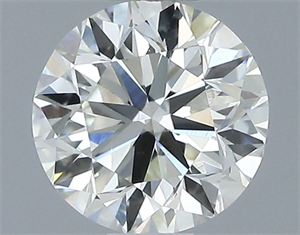 Picture of Natural Diamond 0.58 Carats, Round with Very Good Cut, H Color, VS1 Clarity and Certified by IGI