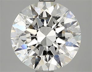 Picture of Natural Diamond 2.01 Carats, Round with Excellent Cut, G Color, VS1 Clarity and Certified by GIA