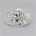Natural Diamond 1.20 Carats, Oval with  Cut, H Color, VS2 Clarity and Certified by GIA