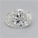 Natural Diamond 1.20 Carats, Oval with  Cut, H Color, VS2 Clarity and Certified by GIA
