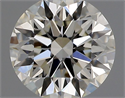 Natural Diamond 0.42 Carats, Round with Excellent Cut, I Color, VVS2 Clarity and Certified by GIA