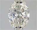 Diamante Natural 1.20 quilates, Ovalado , Color H, claridad VS2 y certificado GIA