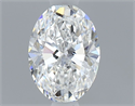 Natural Diamond 0.42 Carats, Oval with  Cut, E Color, IF Clarity and Certified by GIA
