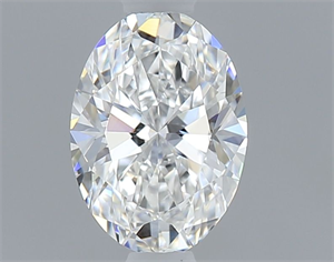 Picture of Natural Diamond 0.42 Carats, Oval with  Cut, E Color, IF Clarity and Certified by GIA