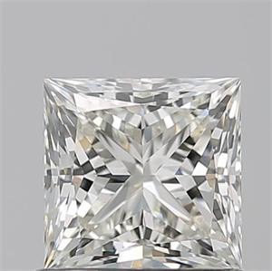 Picture of Natural Diamond 0.92 Carats, Princess with  Cut, J Color, VVS1 Clarity and Certified by GIA