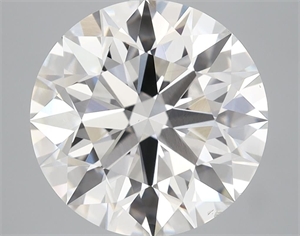 Picture of Lab Grown Diamond 5.51 Carats, Round with Ideal Cut, G Color, VS2 Clarity and Certified by IGI
