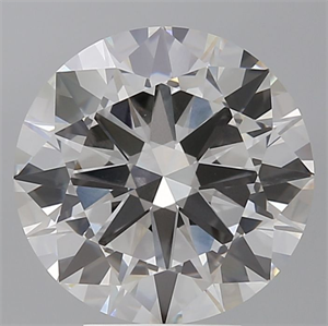 Picture of Lab Grown Diamond 5.07 Carats, Round with Excellent Cut, G Color, VVS2 Clarity and Certified by IGI